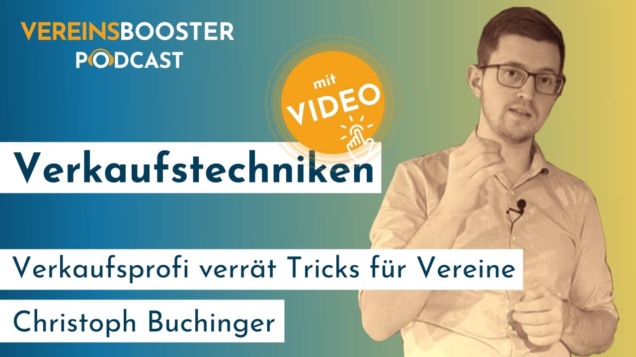 Verkaufstricks für Vereine - Christoph Buchinger podcast cover 17